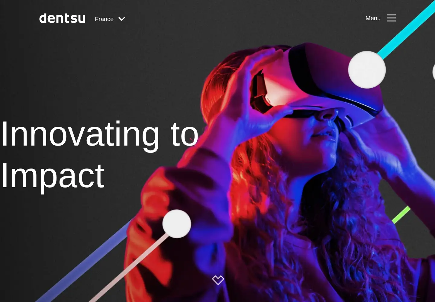 Screenshot of dentsu.com