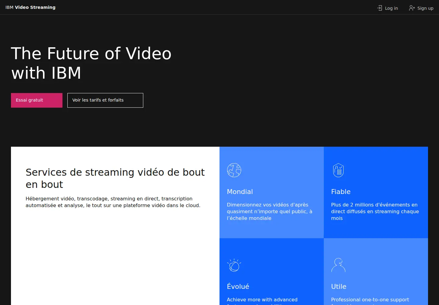 Screenshot of ustream.tv