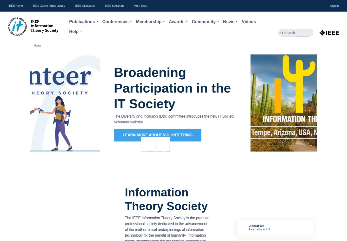 Screenshot of itsoc.org