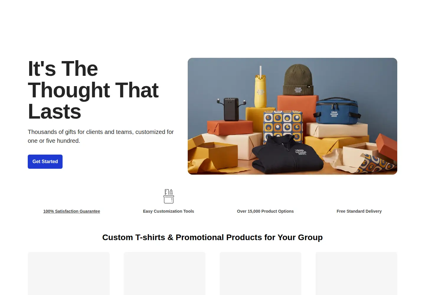 Screenshot of customink.com