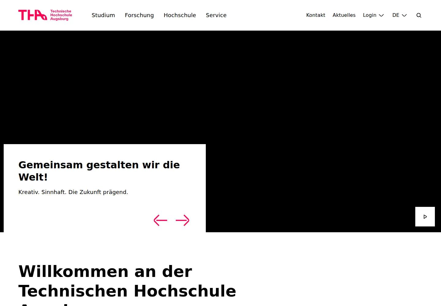 Screenshot of tha.de