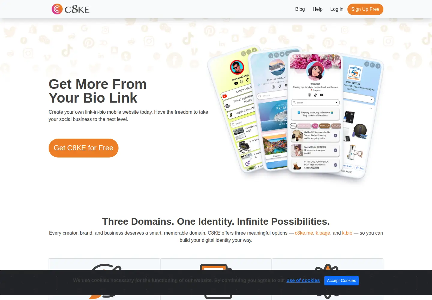 Screenshot of c8ke.com