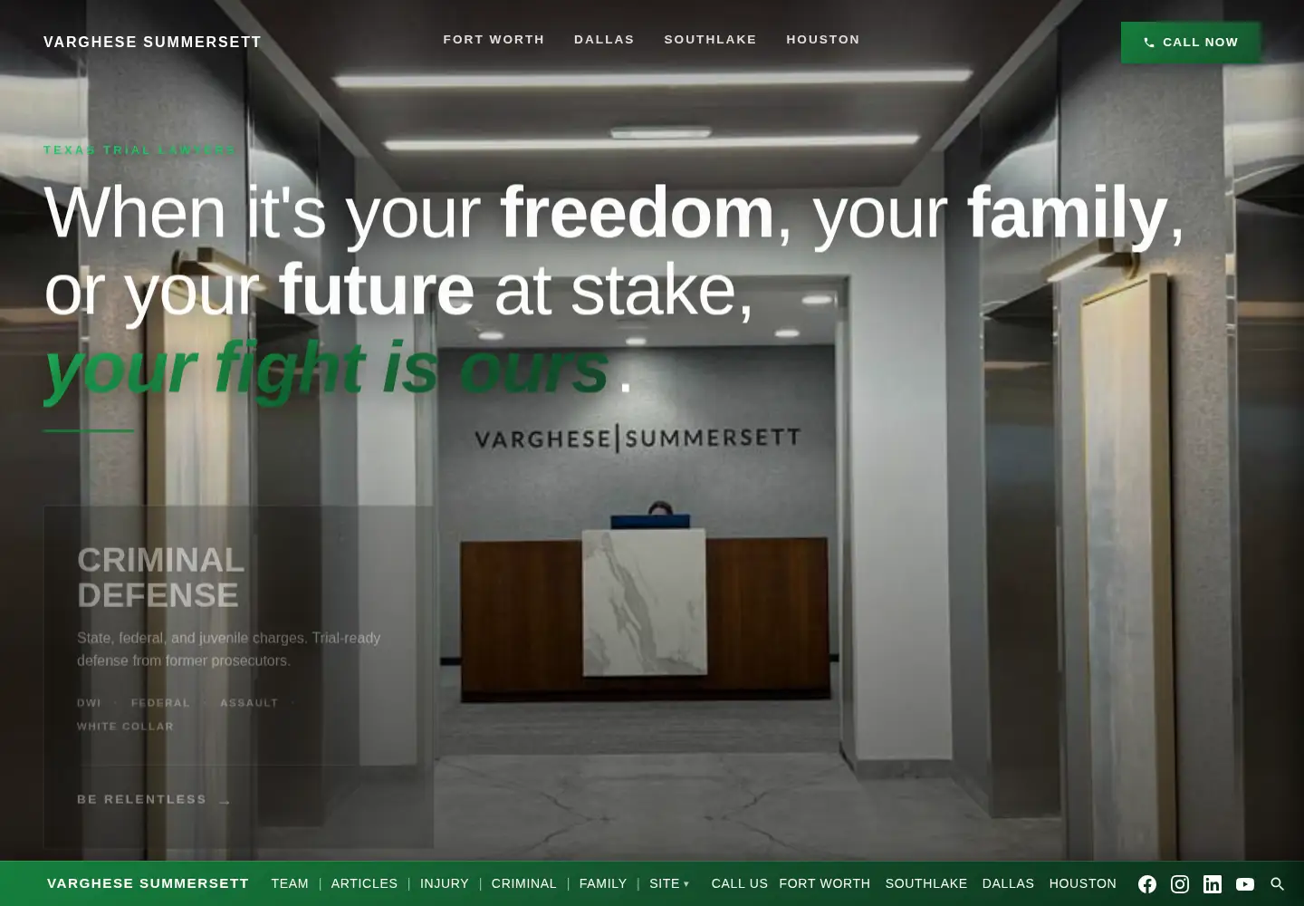 Screenshot of versustexas.com