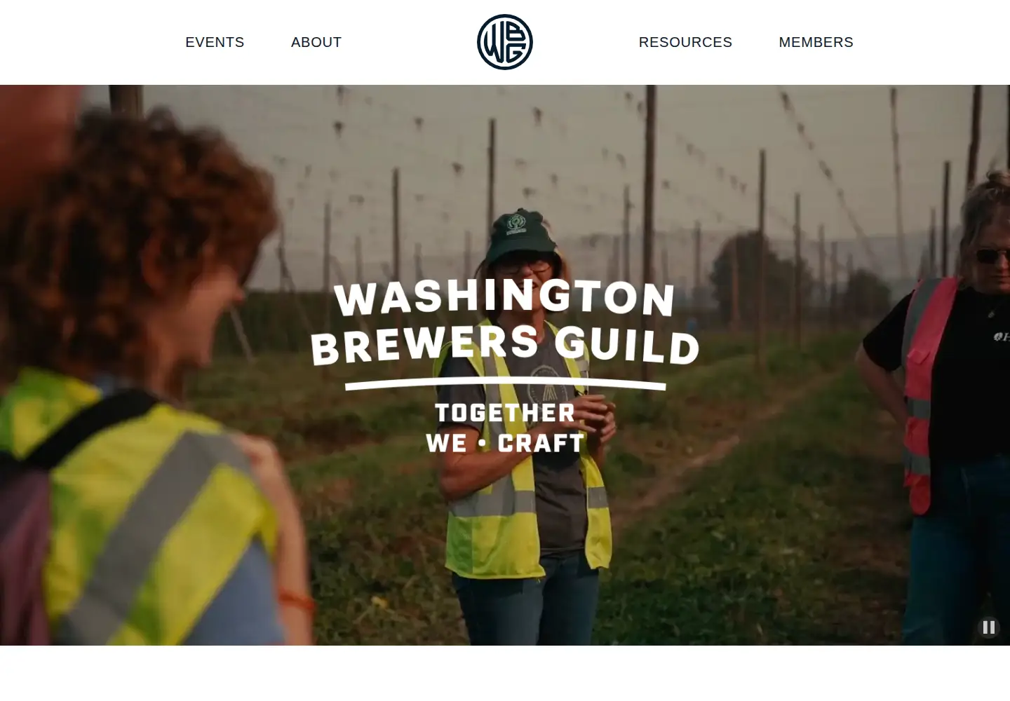 Screenshot of washingtonbrewersguild.org