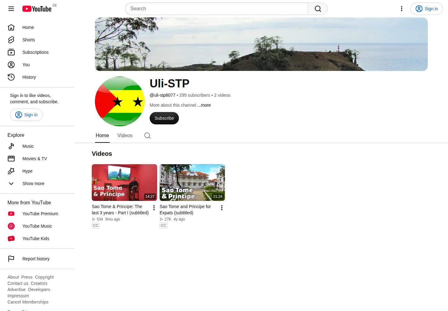 Screenshot of freepage.de