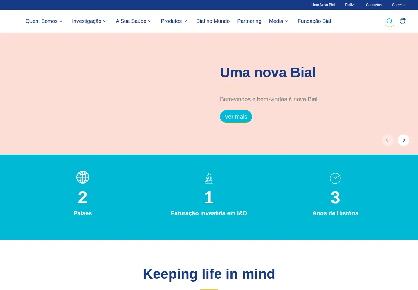 Screenshot of bial.com