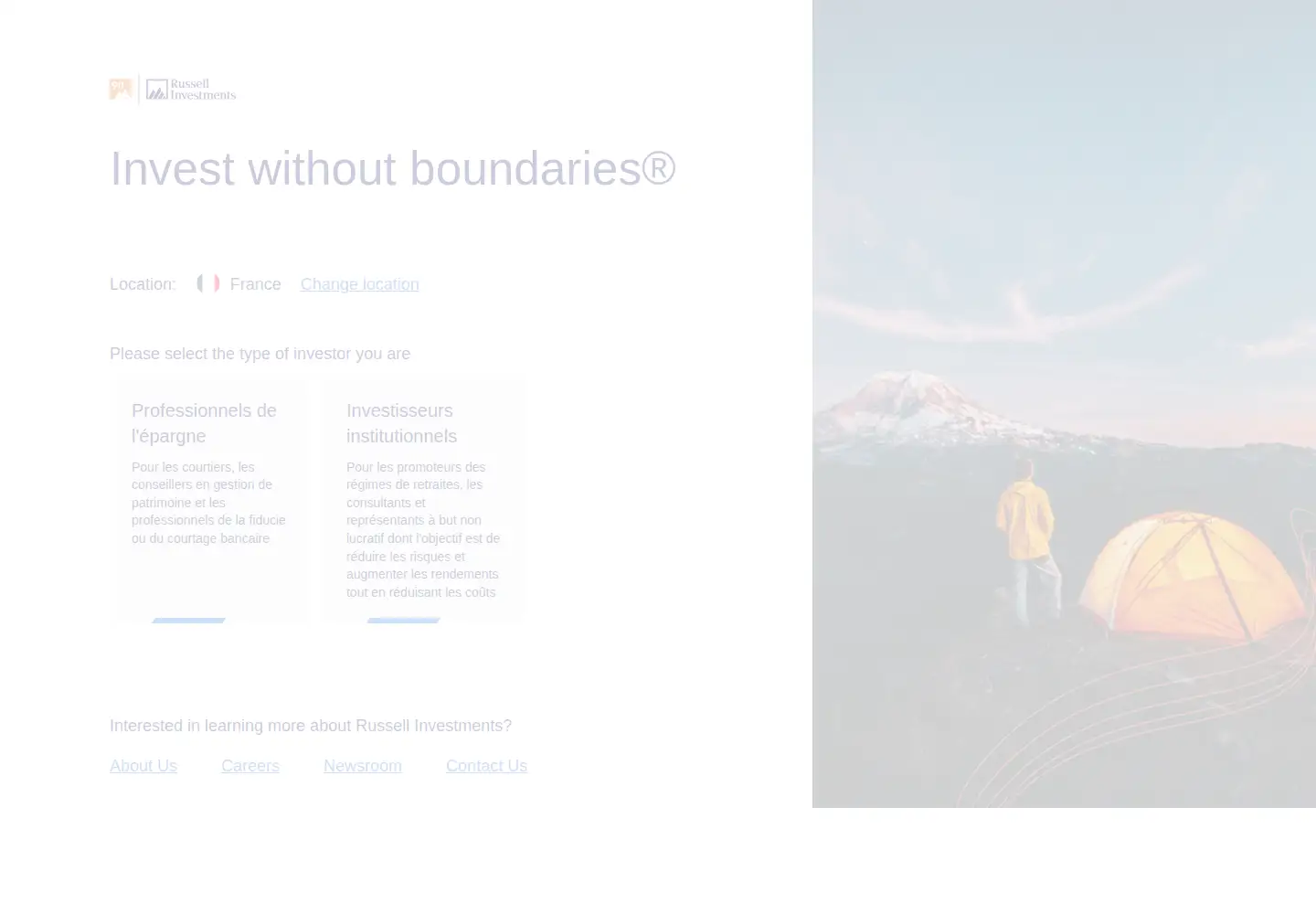 Screenshot of russellinvestments.com