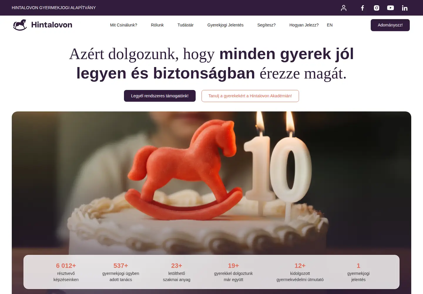 Screenshot of hintalovon.hu