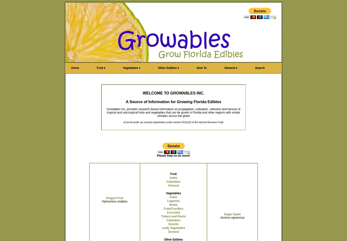 Screenshot of growables.org