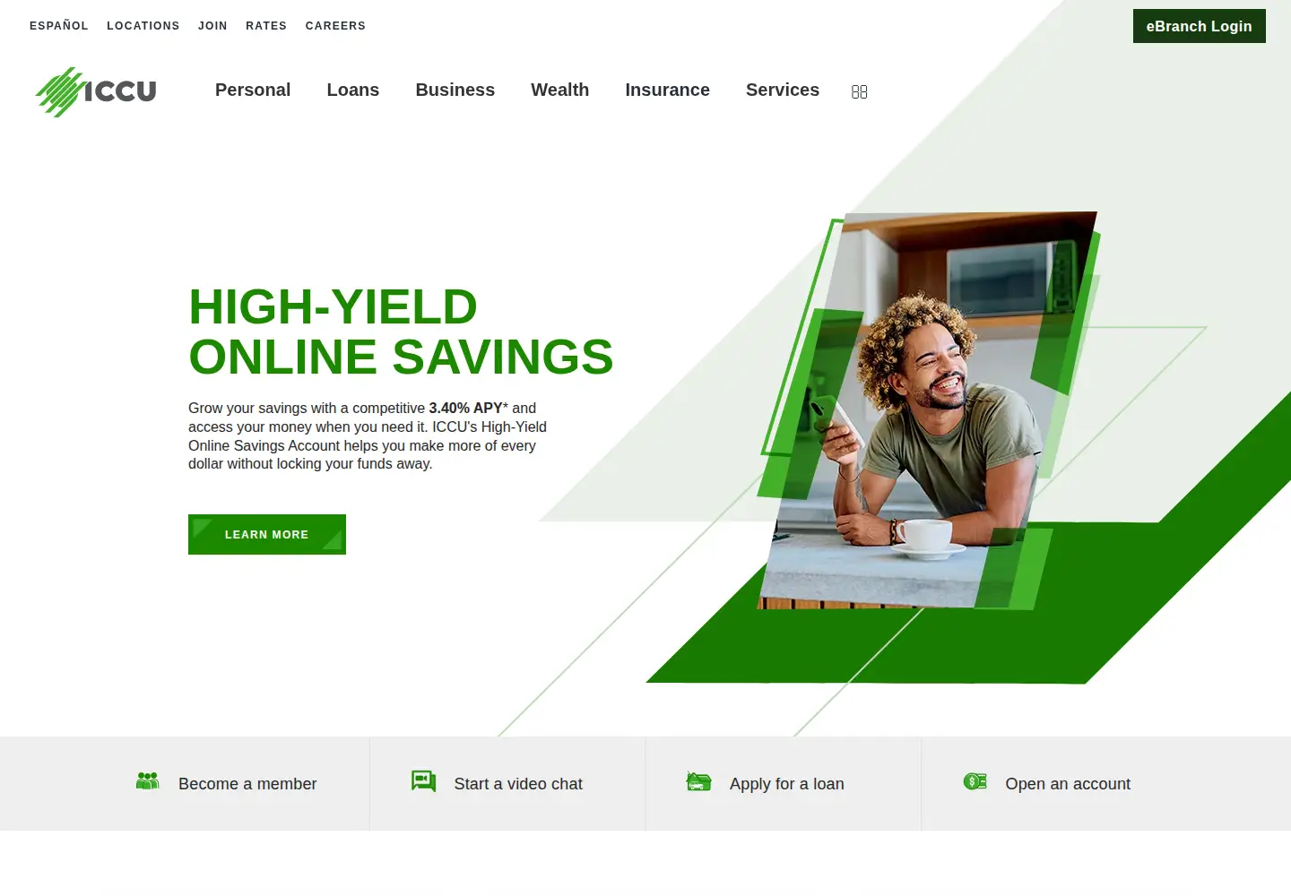 Screenshot of iccu.com