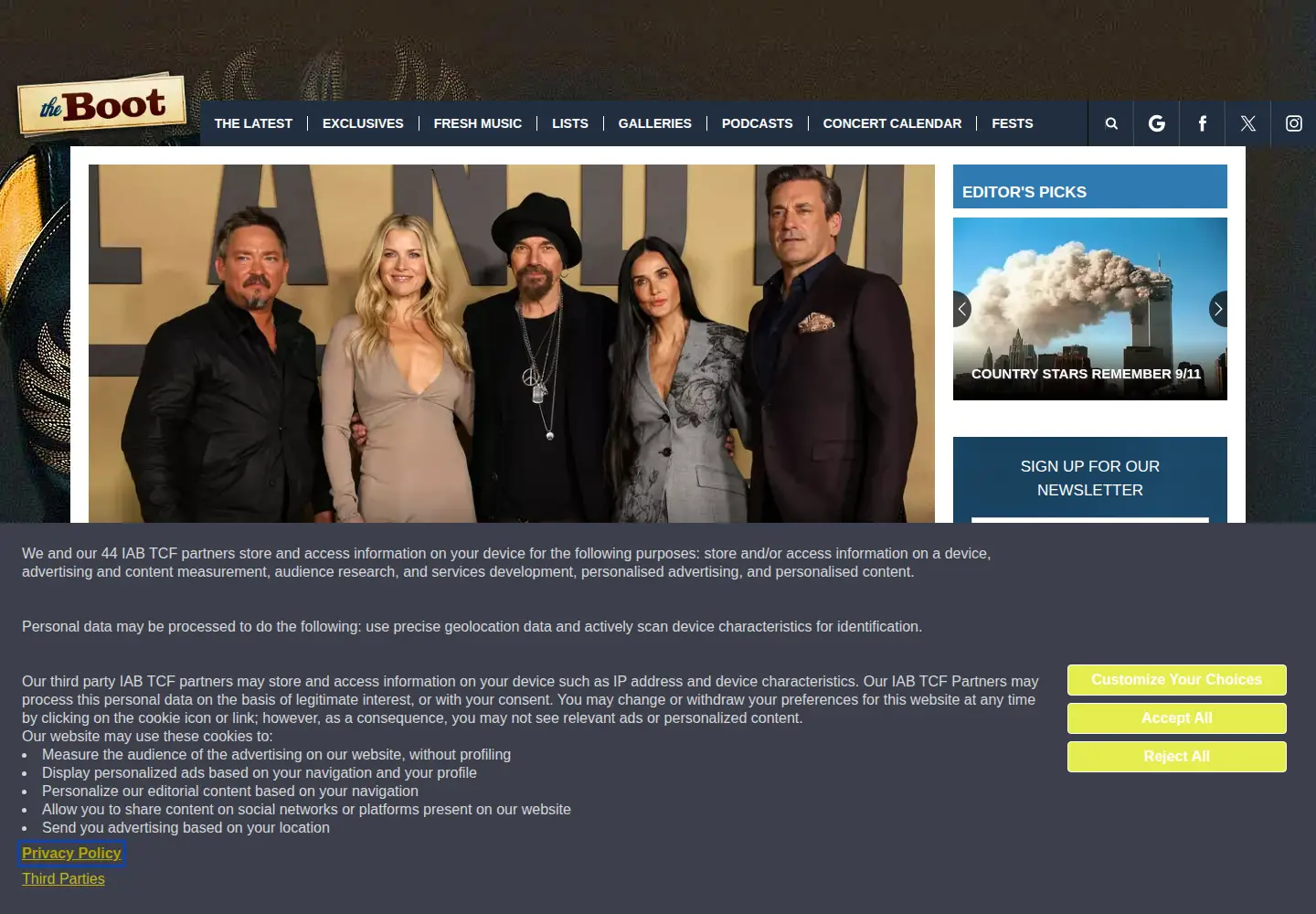 Screenshot of theboot.com