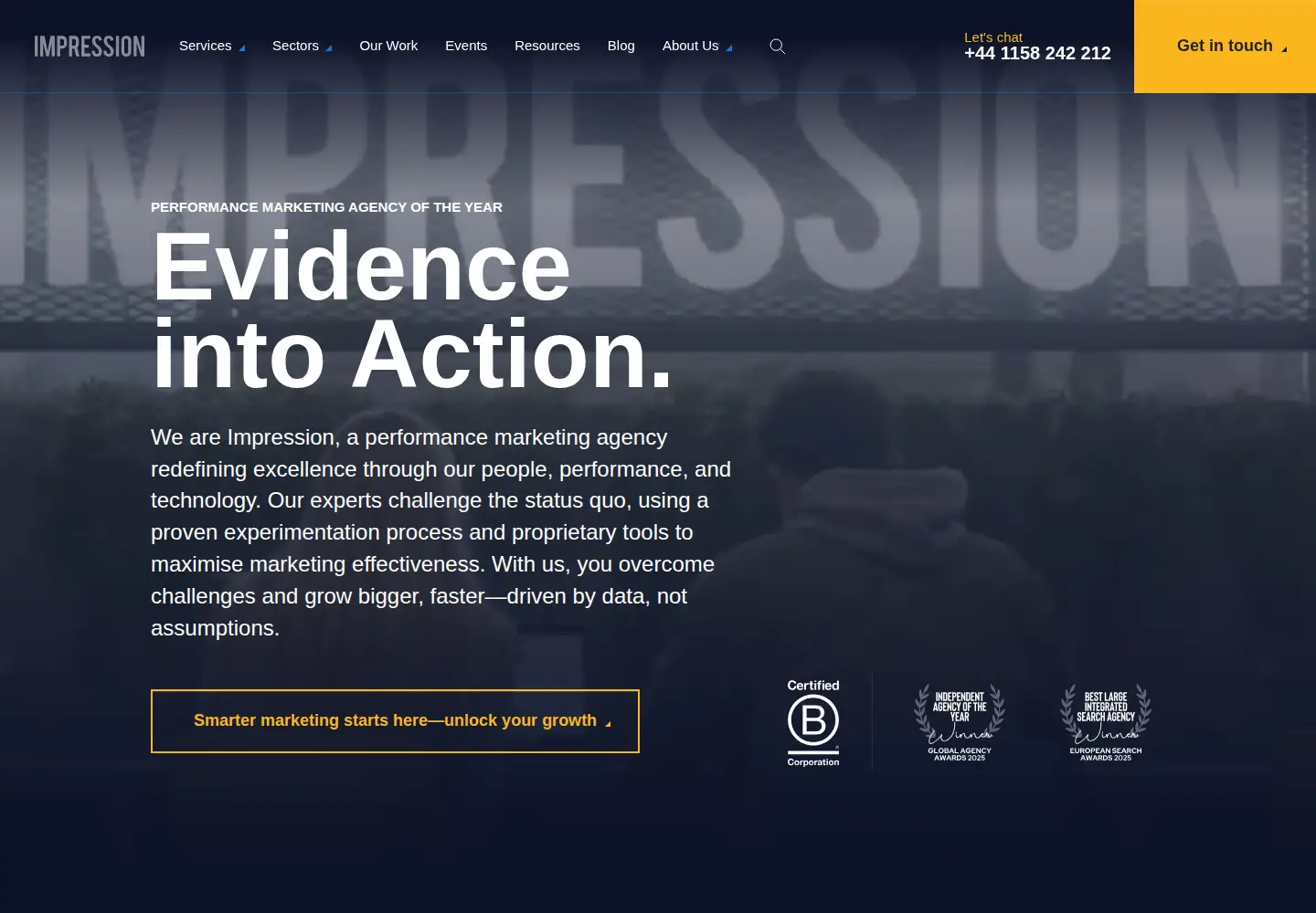 Screenshot of impression.co.uk