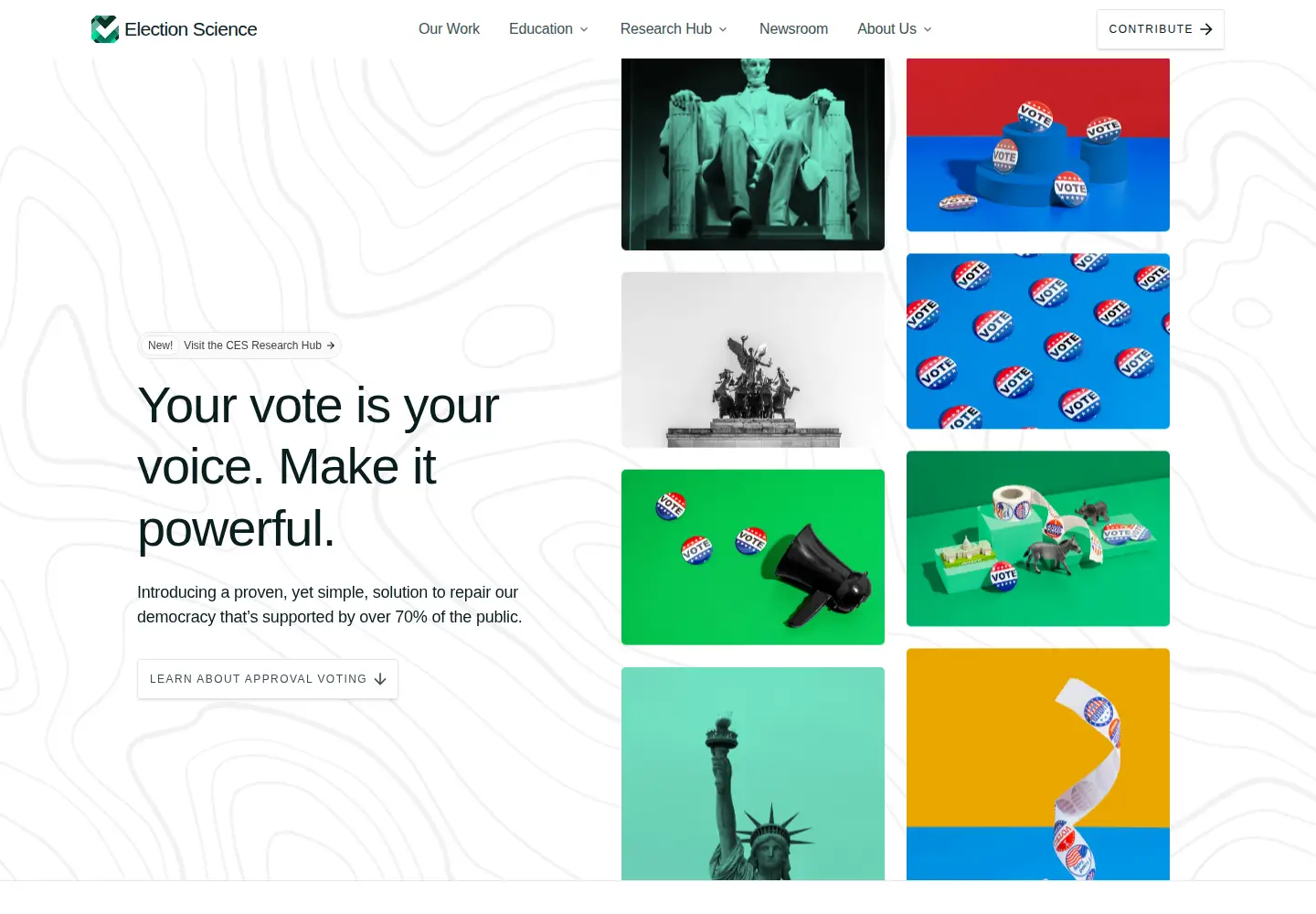 Screenshot of electology.org