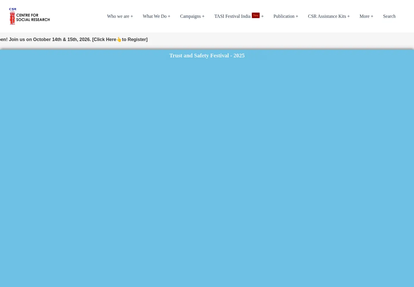 Screenshot of csrindia.org