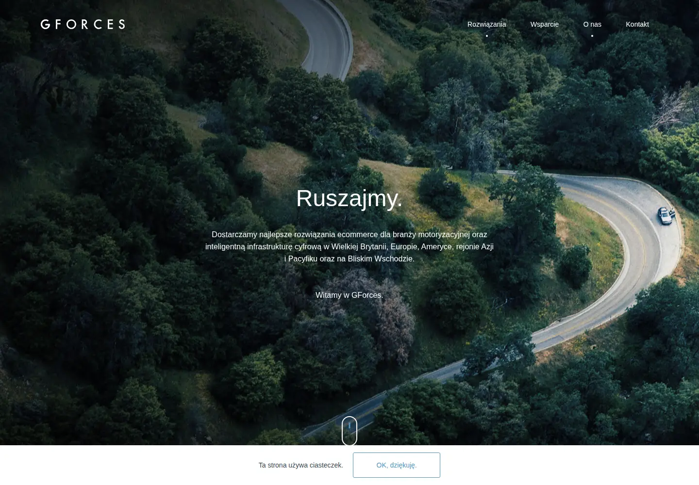 Screenshot of gforces.pl