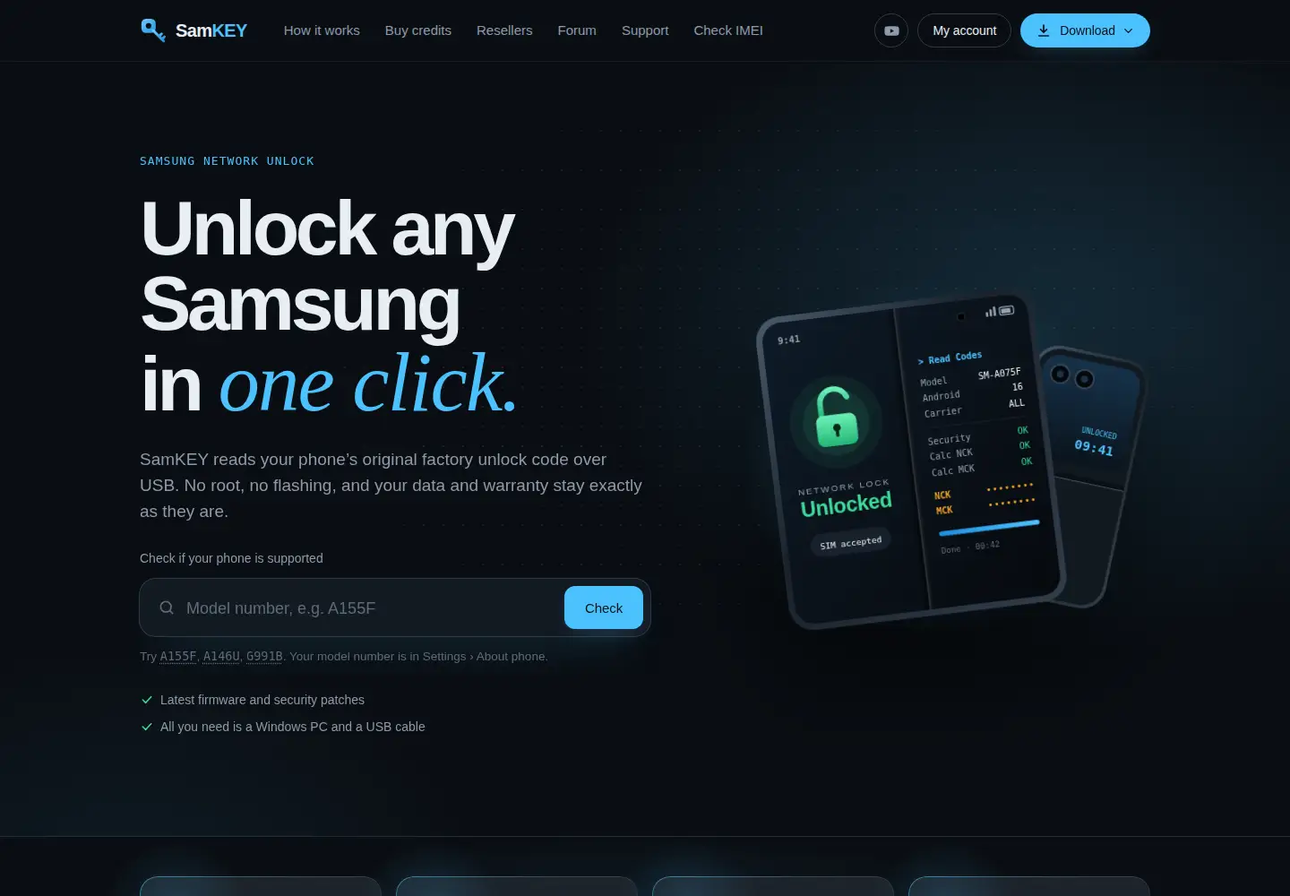 Screenshot of samkey.org