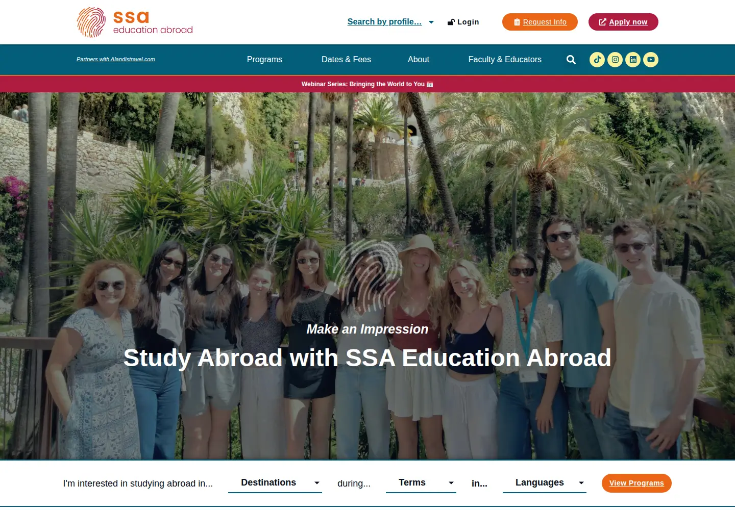 Screenshot of spanishstudies.org