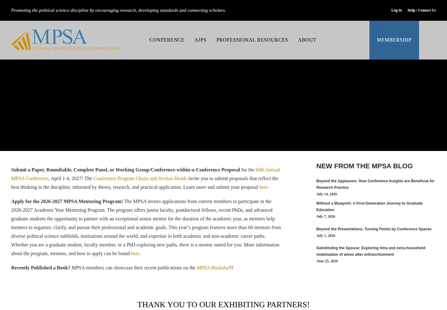 Screenshot of mpsanet.org