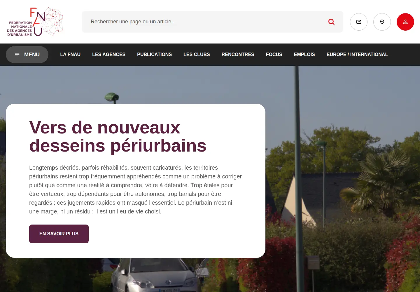 Screenshot of fnau.org