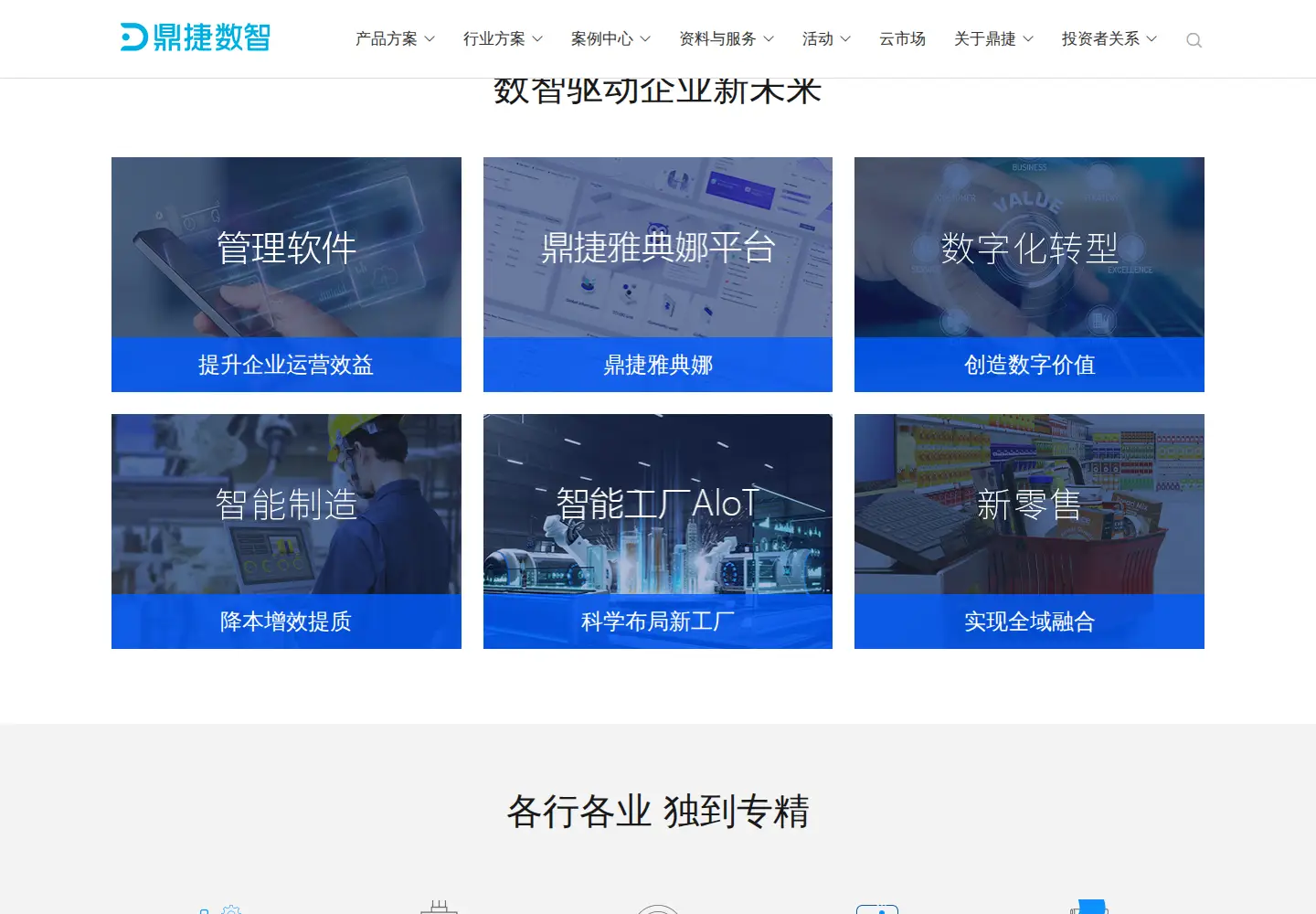 Screenshot of digiwin.com