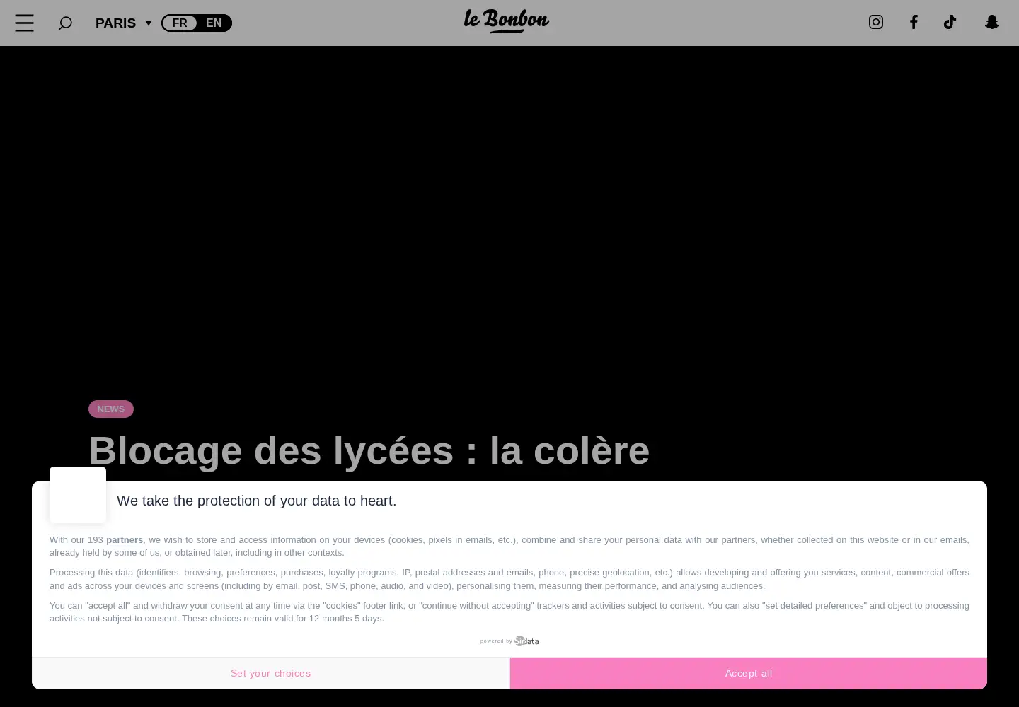 Screenshot of lebonbon.fr