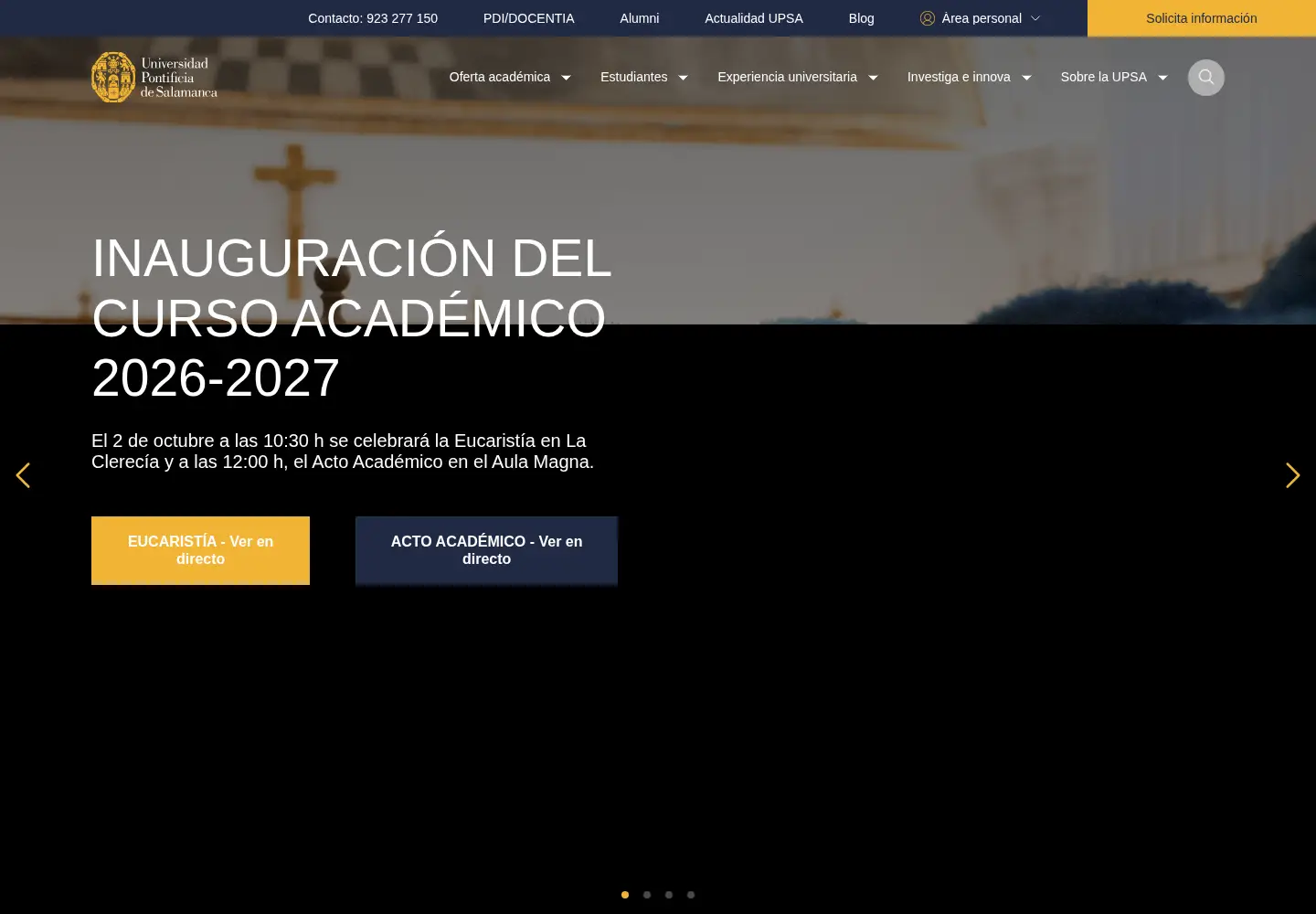 Screenshot of upsa.es