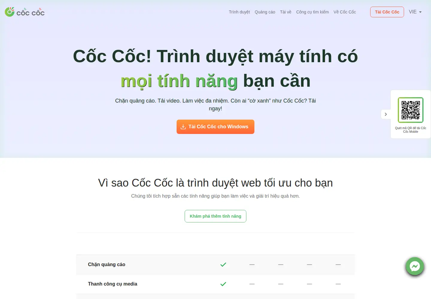 Screenshot of coccoc.com