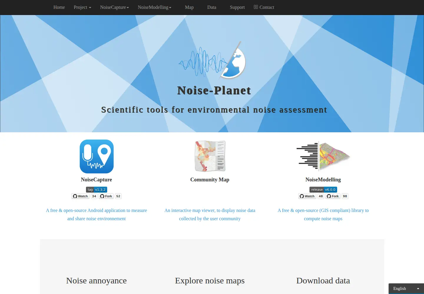 Screenshot of noise-planet.org