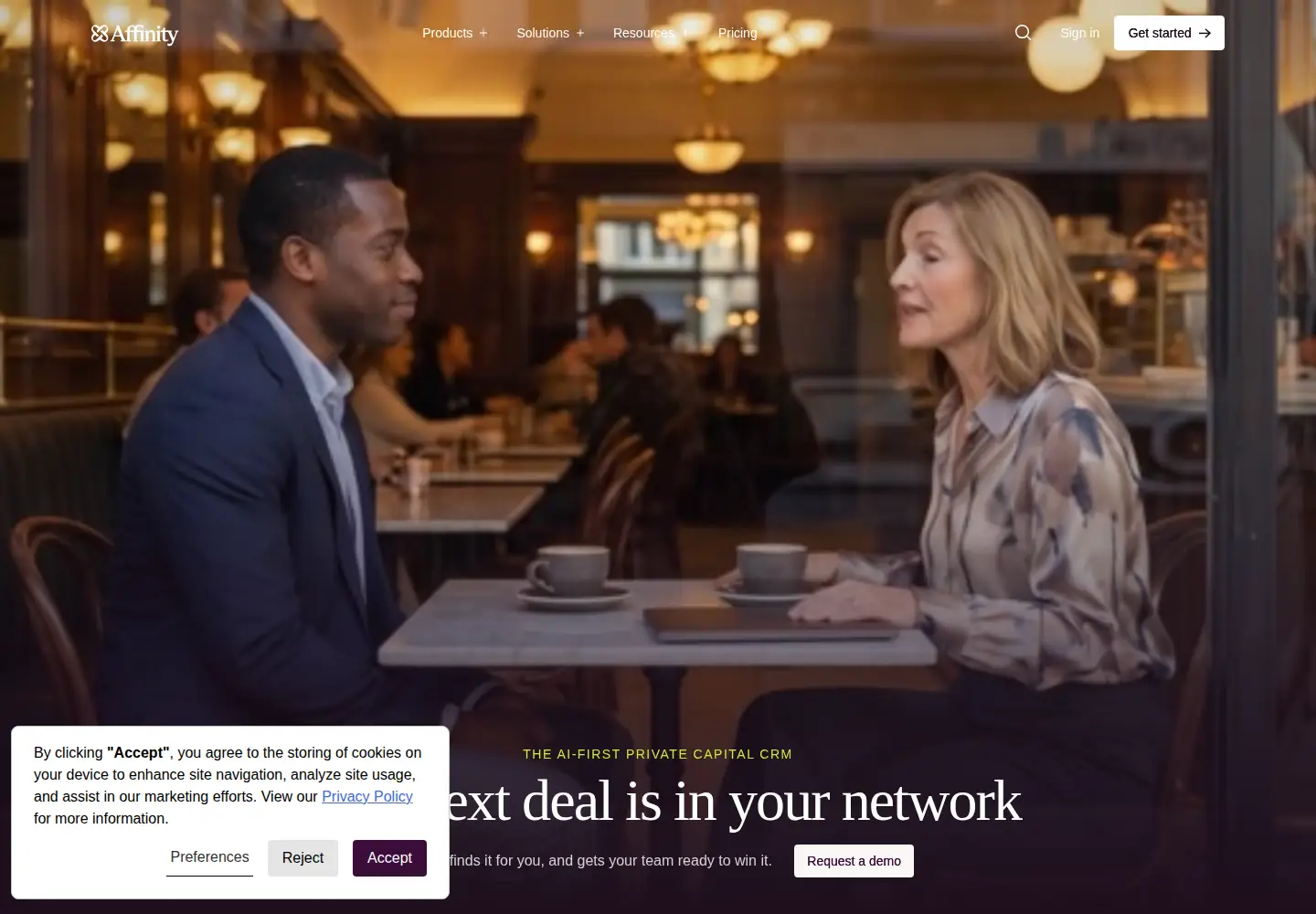 Screenshot of affinity.co