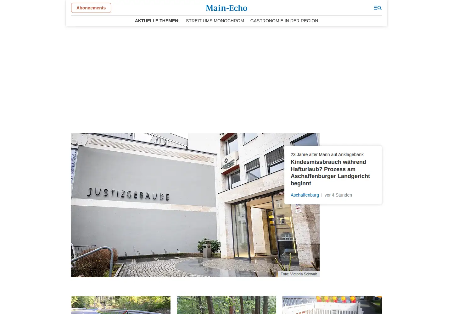 Screenshot of main-echo.de