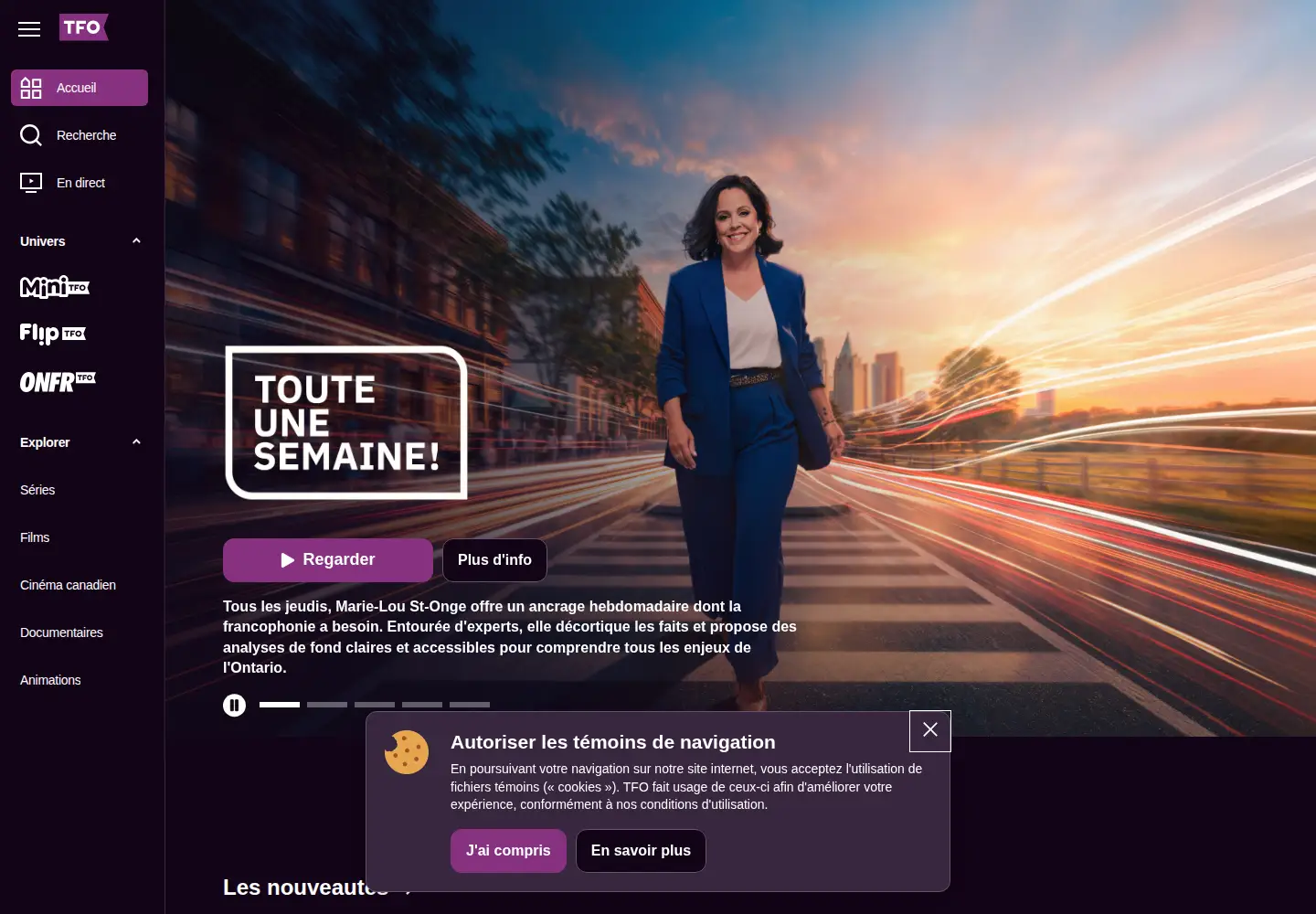 Screenshot of tfo.org