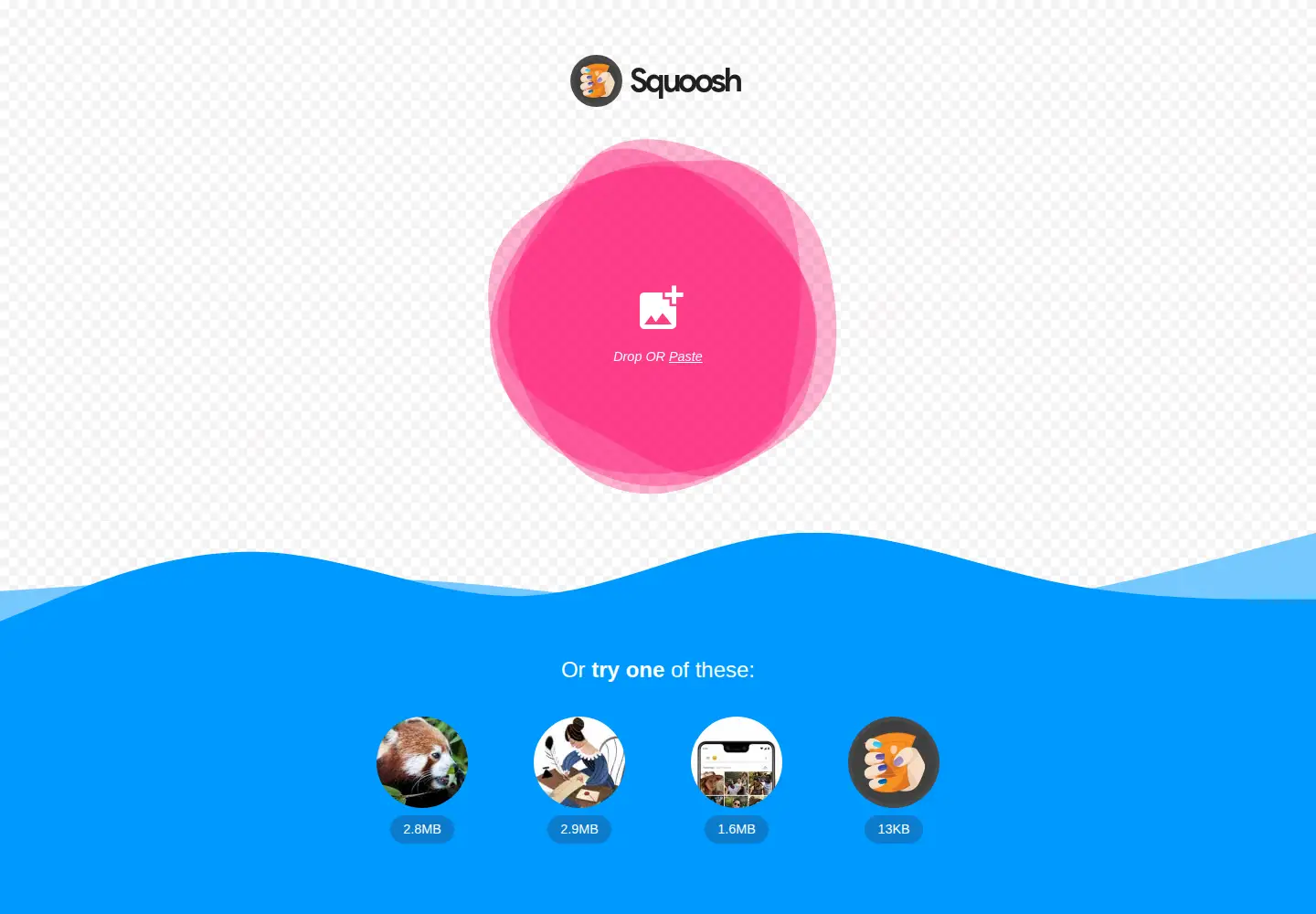 Screenshot of squoosh.app