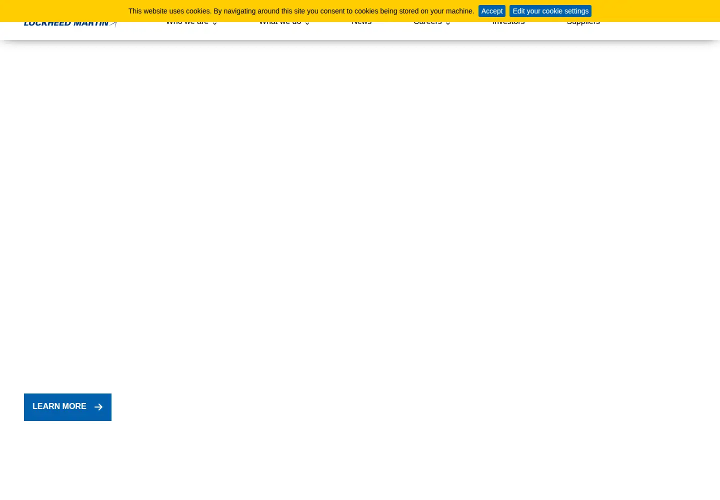 Screenshot of lockheedmartin.com