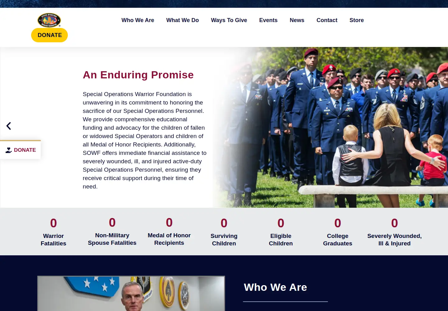 Screenshot of specialops.org