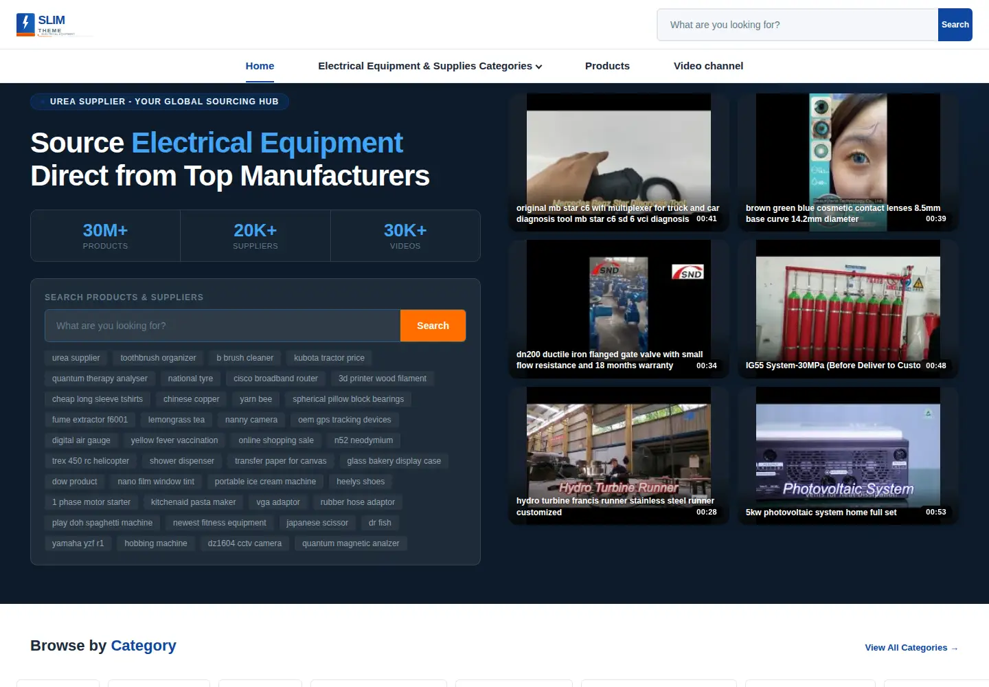 Captured homepage of slimtheme.com in the current scan