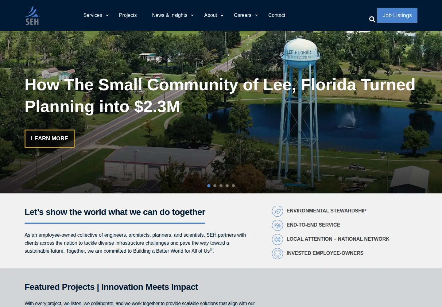 Screenshot of sehinc.com
