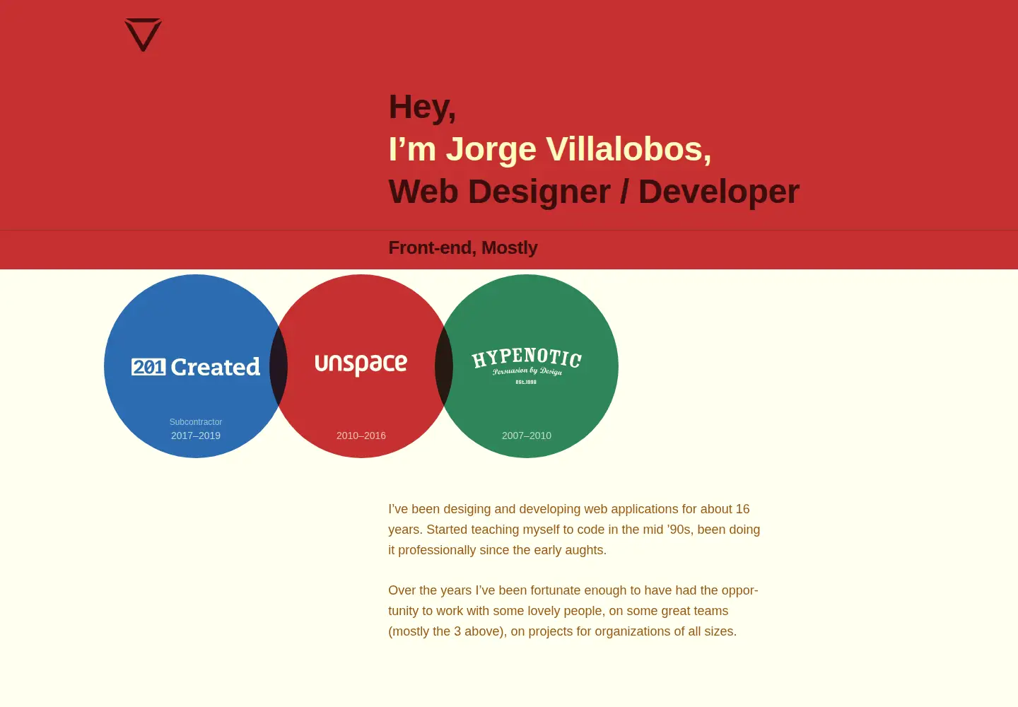 Screenshot of minusfive.com