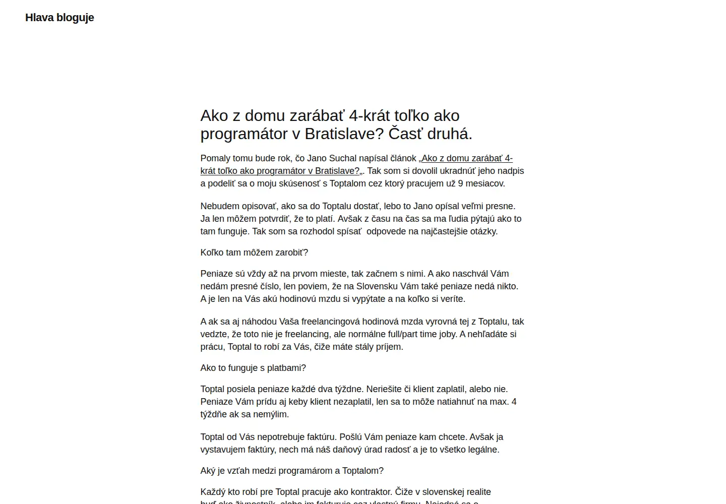 Screenshot of mrhead.sk