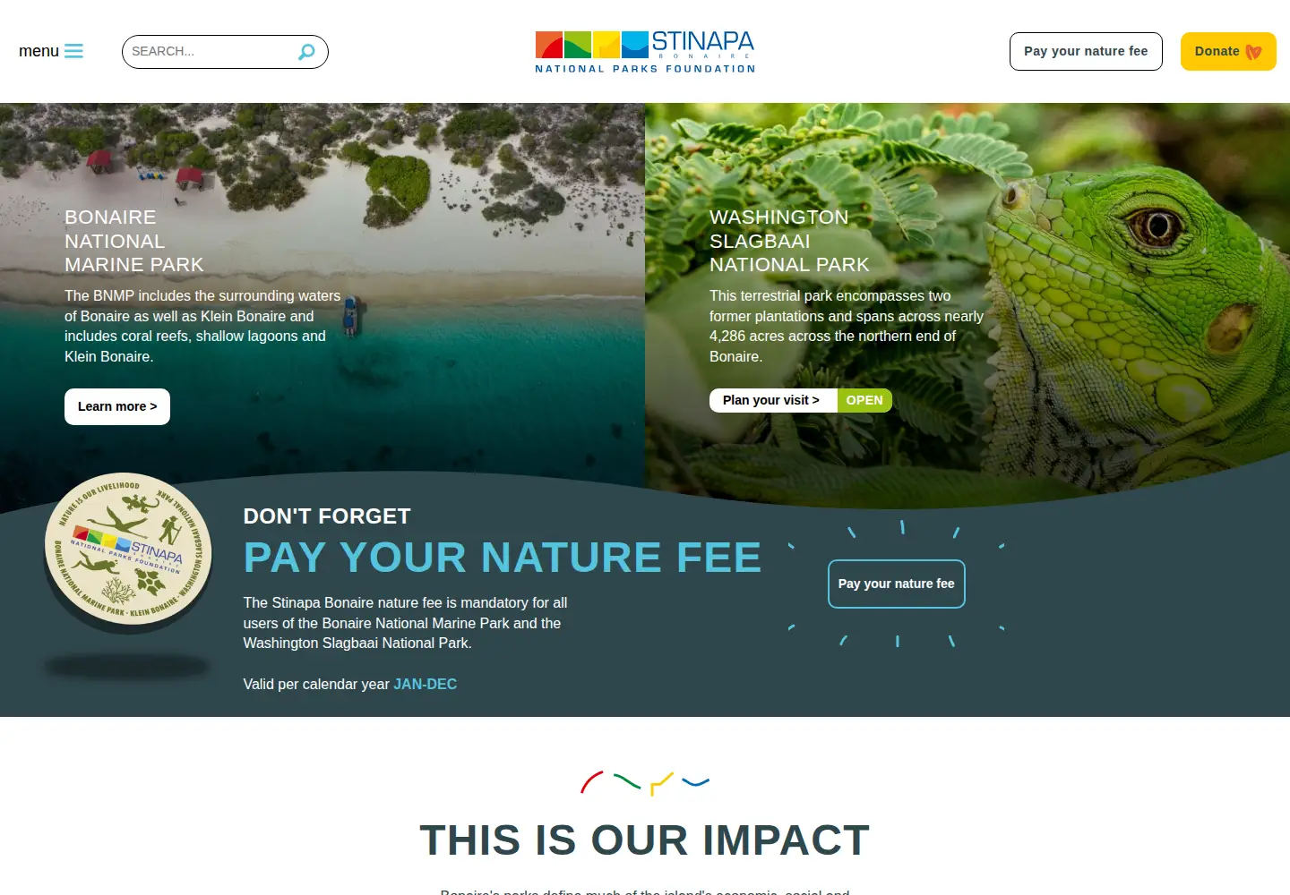 Screenshot of stinapa.org