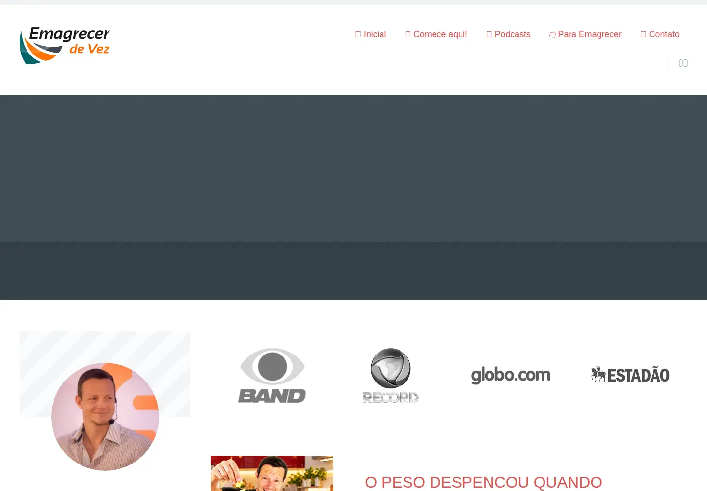 Screenshot of emagrecerdevez.com