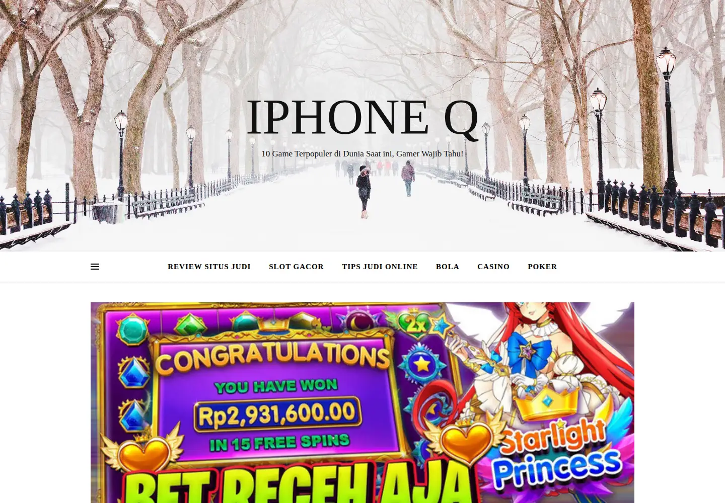 Screenshot of iphone-q.com