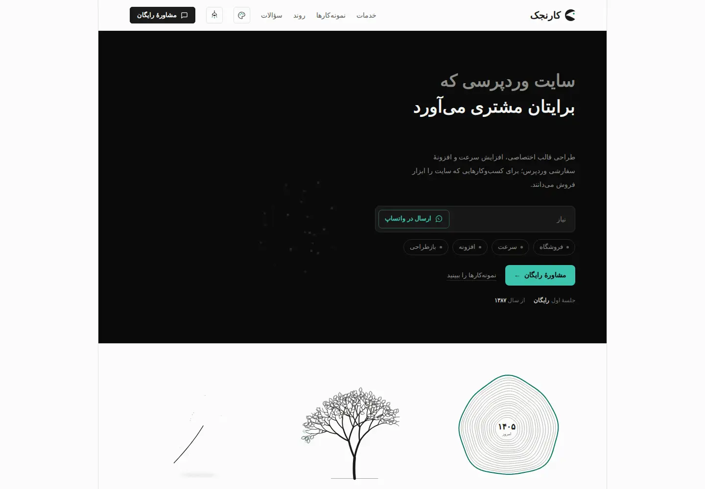 Captured homepage of karenjak.com in the current scan