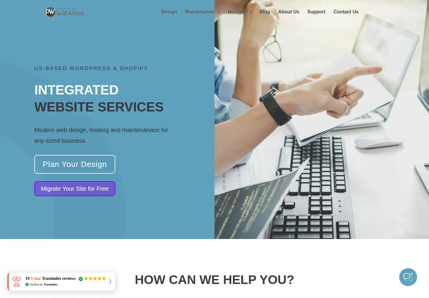 Screenshot of presswizards.com