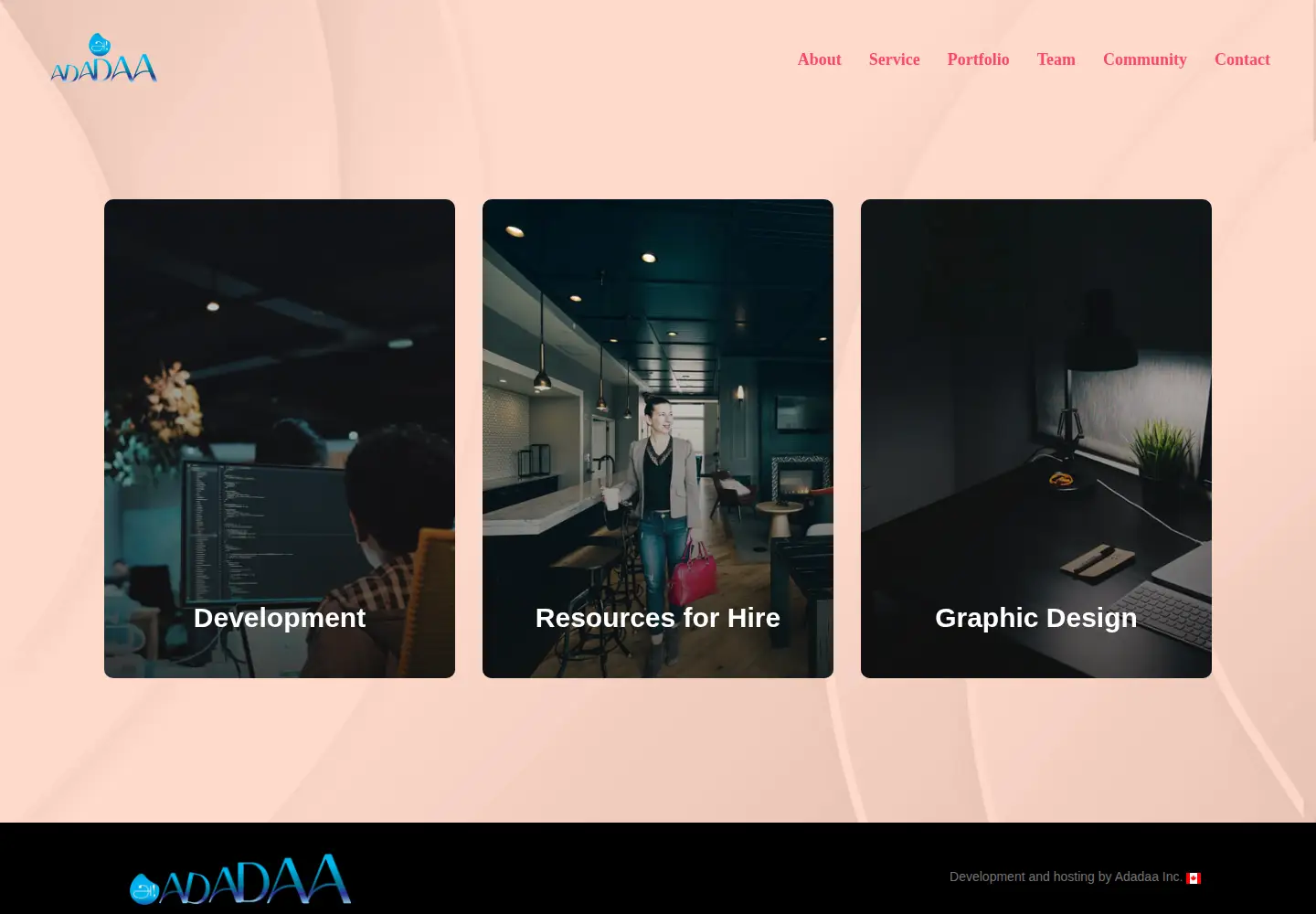 Screenshot of adadaa.com