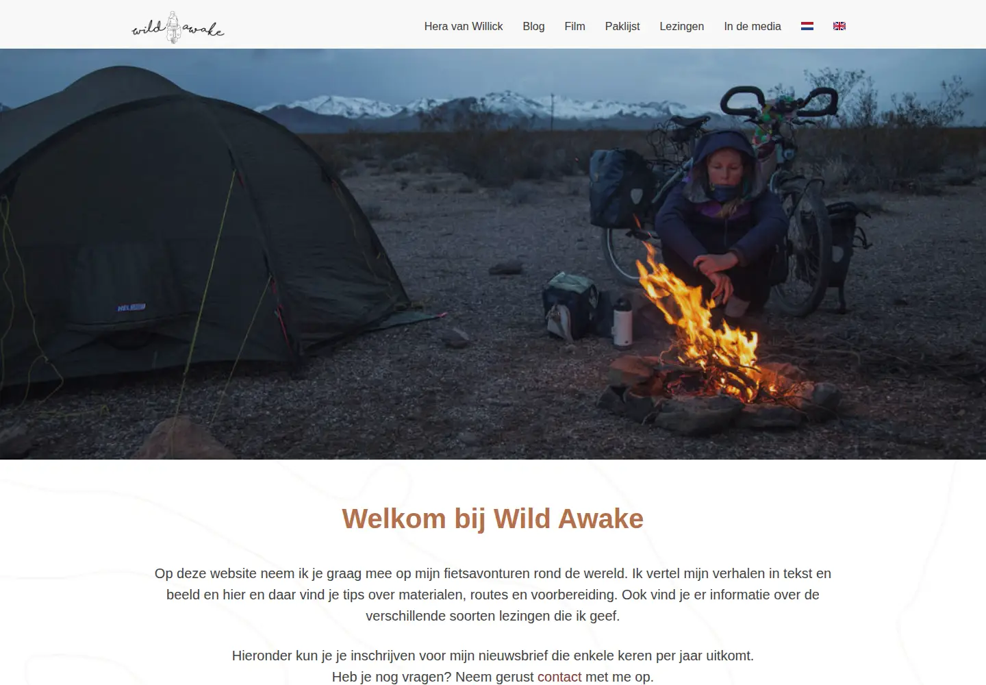 Captured homepage of heravanwillick.nl in the current scan