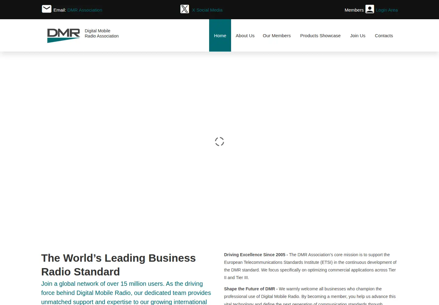 Screenshot of dmrassociation.org
