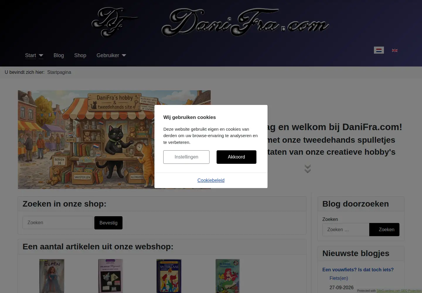 Screenshot of danifra.com