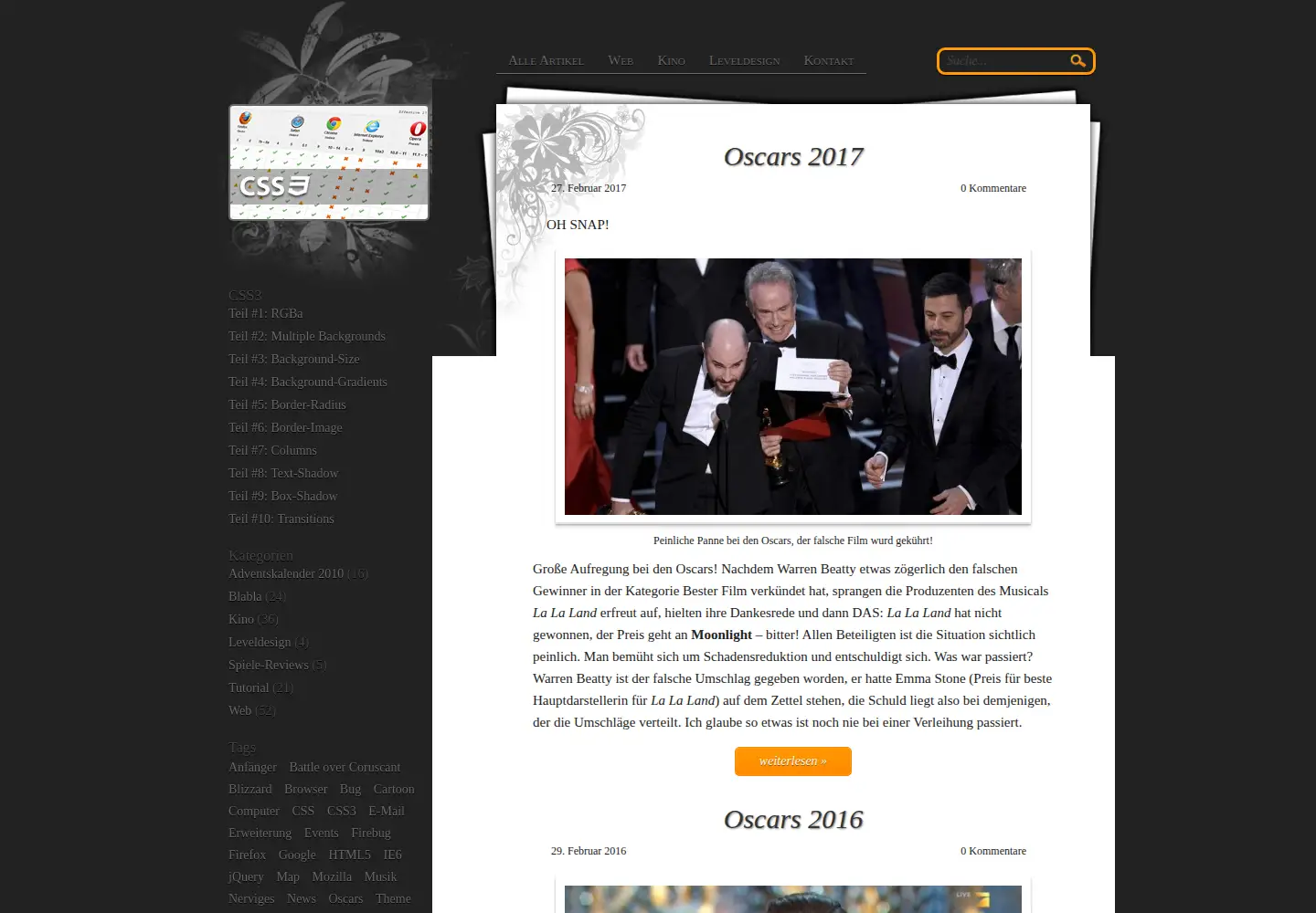 Screenshot of normansblog.de