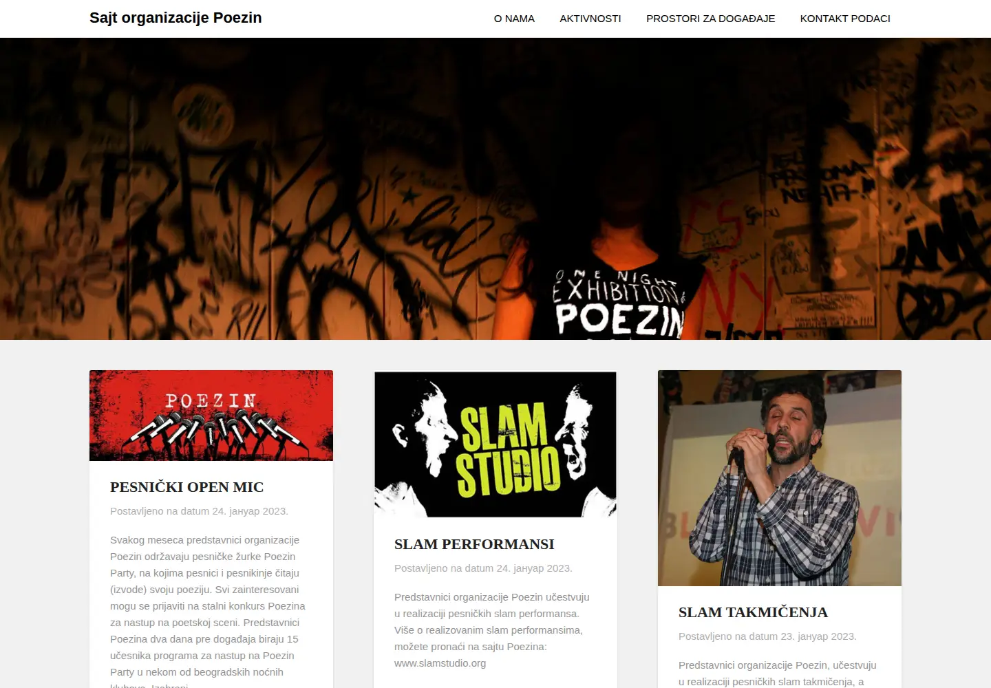 Screenshot of poezin.net