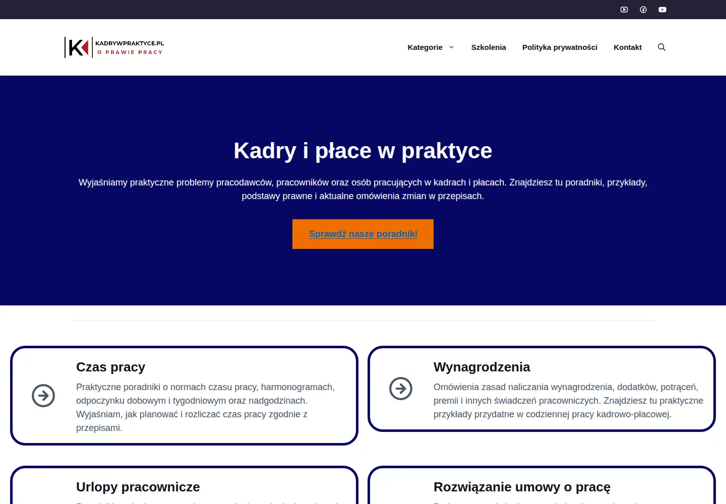 Screenshot of kadrywpraktyce.pl
